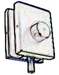 loqueteau à bouton, Gamme ELITE, chromé