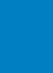 film transparent Mylar®, plain, 1 sheet, electric blue