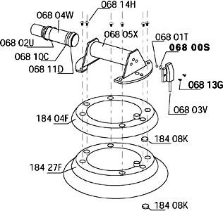 paroi WI niche 1 fixe raidisseur carré aluminium anodisé effet inox brillant