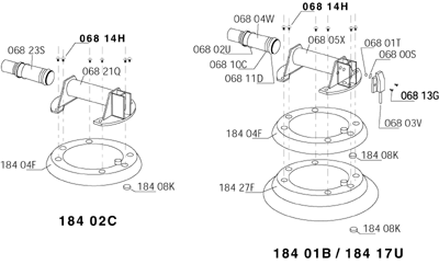 wheel-holder n°5, technical plastic with Vitrum® N cutting wheel, 145° x 25