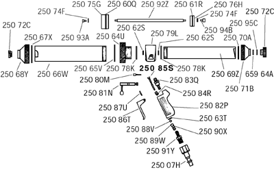 Pistole TS 300 - Düsenklemmring