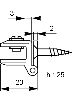 tabs, brass, available in bulk, dia. 18 mm, plastic base, for glass 4 to 8 mm thick, chrome