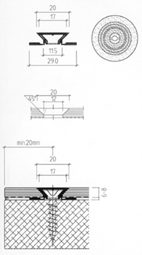 U profil A.S. 25x30x6000    natural aluminium