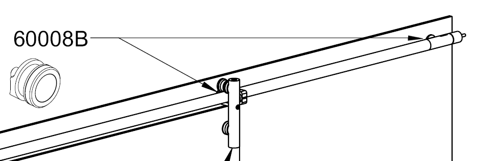 option on high glass door > 3000 mm