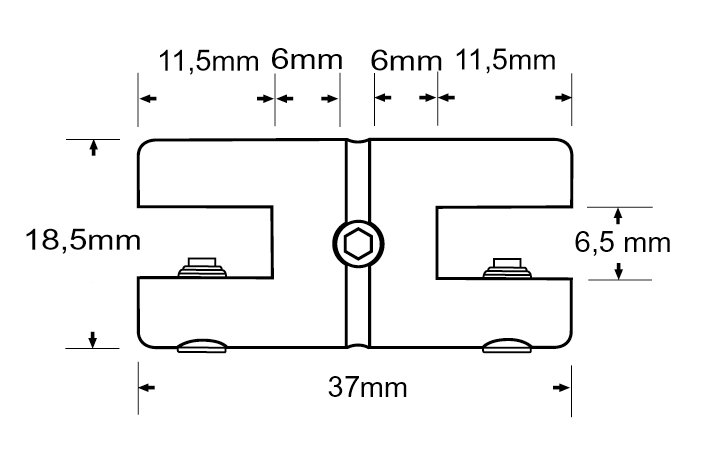 invisible mirror assembly kit - up to 1.6 m²