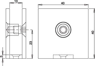 threshold bar capsi 14x5x1700 not drilled  bss finish
