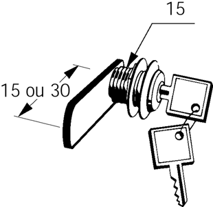 hinge with shaft pivot, upper level, gold plated