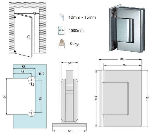 serrure pour vitrine, même combinaison, laiton doré