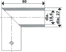 charnière à indexage venus gl/gl.135 ép.8 x2 laiton chromé brillant
