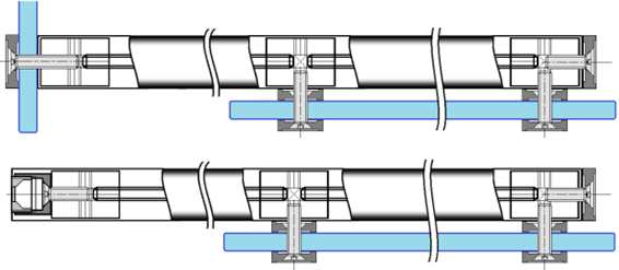 charnière à indexage venus gl/gl.90 ép.8 x2 laiton blanc