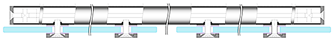 fasteners, 3 directions, zinc plated