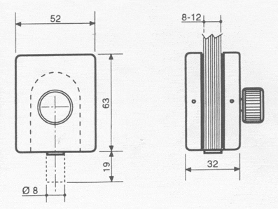 lock, turn knob, ELITE range, natural