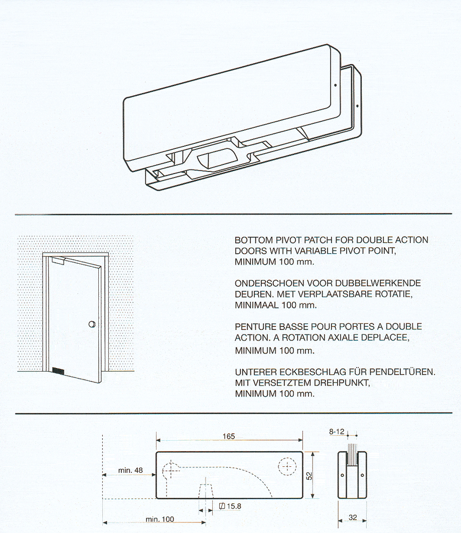 shaft - rectangular shaft for JANUS