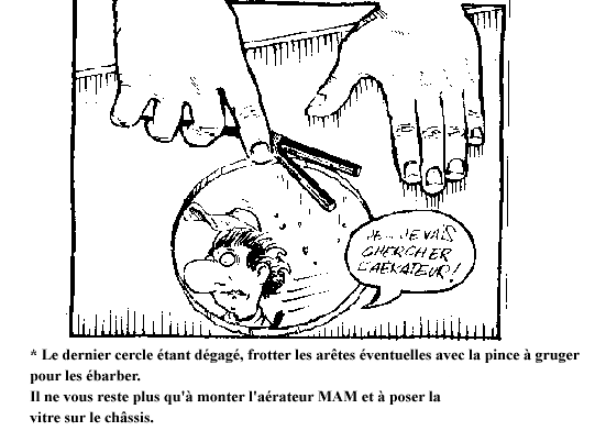 Ebarber les artes ventuelles
