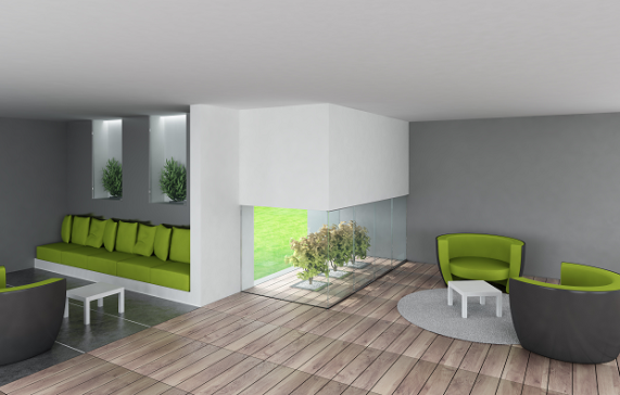 serre solarium de l"hotel de la plage